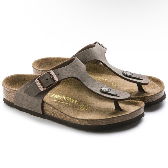 BIRKENSTOCK GIZEH KIDS BIRKO-FLOR Sandals -Mocha - Picture 1 of 17